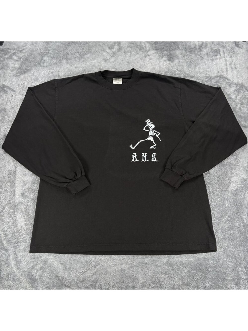 A.N.S. Nine No Grateful Dead Steal Your Face Long Sleeve Shirt XL Vintage Rare